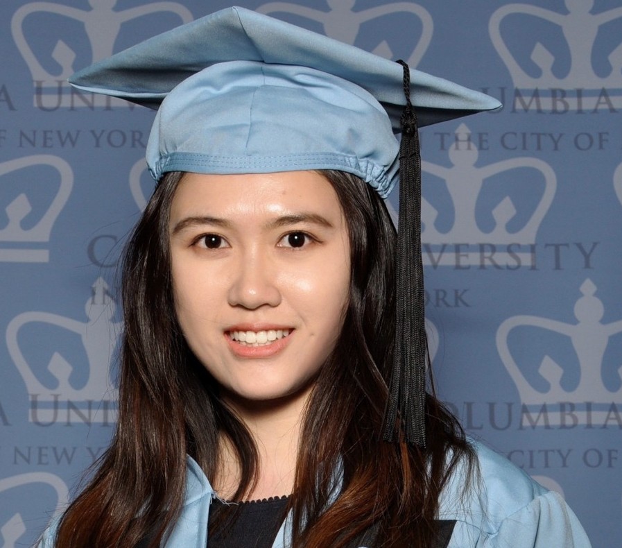 Xin Yin at graduation